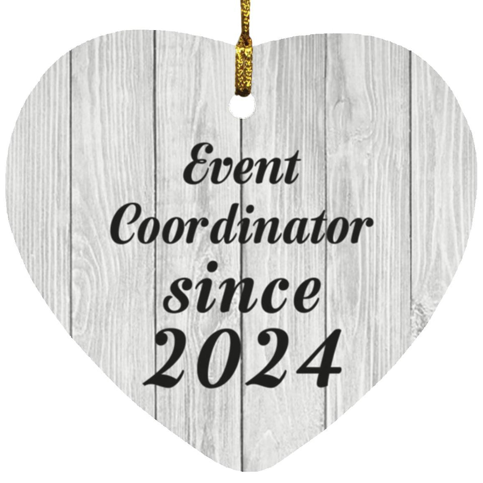 Event Coordinator Since 2024 - Heart Ornament F