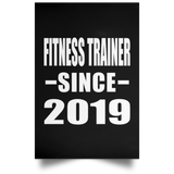 Fitness Trainer Since 2019 - Poster Portrait
