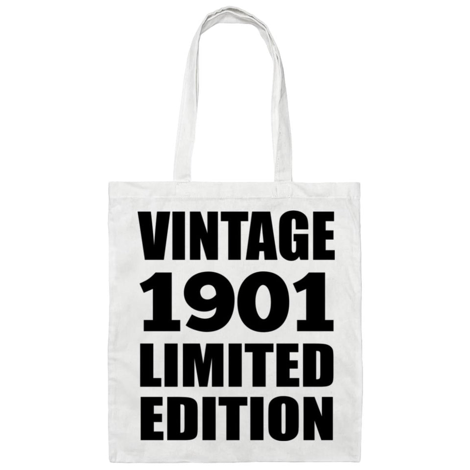 123rd Birthday Vintage 1901 Limited Edition - Tote Bag White