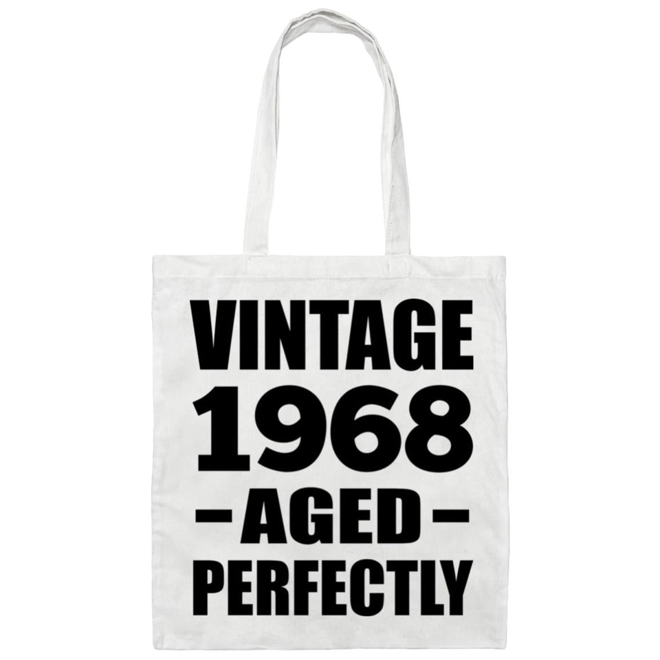 56th Birthday Vintage 1968 Aged Perfectly - Tote Bag White