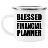 Blessed Financial Planner - 12oz Camping Mug