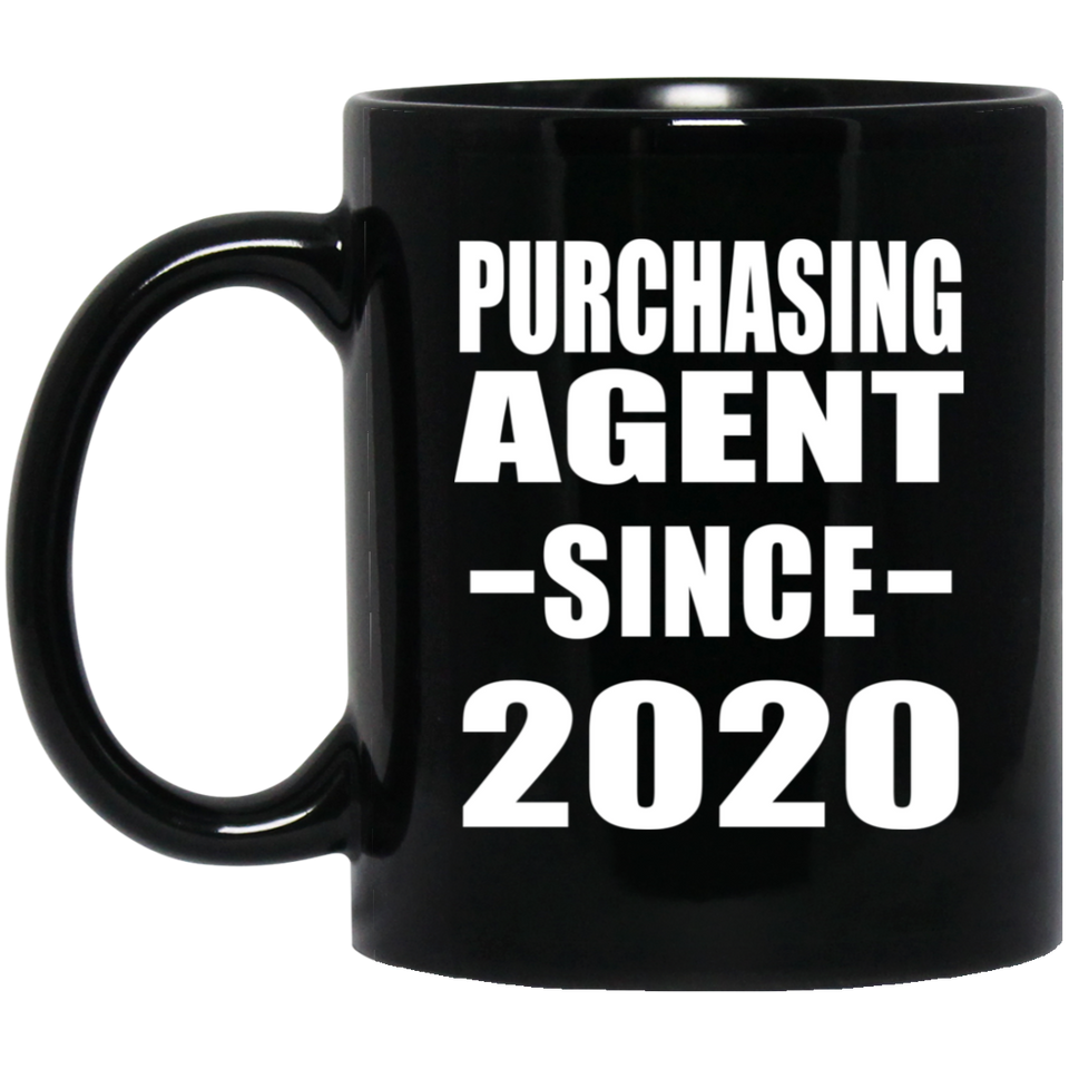 Purchasing Agent Since 2020 - 11oz Coffee Mug Black