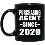 Purchasing Agent Since 2020 - 11oz Coffee Mug Black