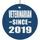 Veterinarian Since 2019 - Circle Ornament