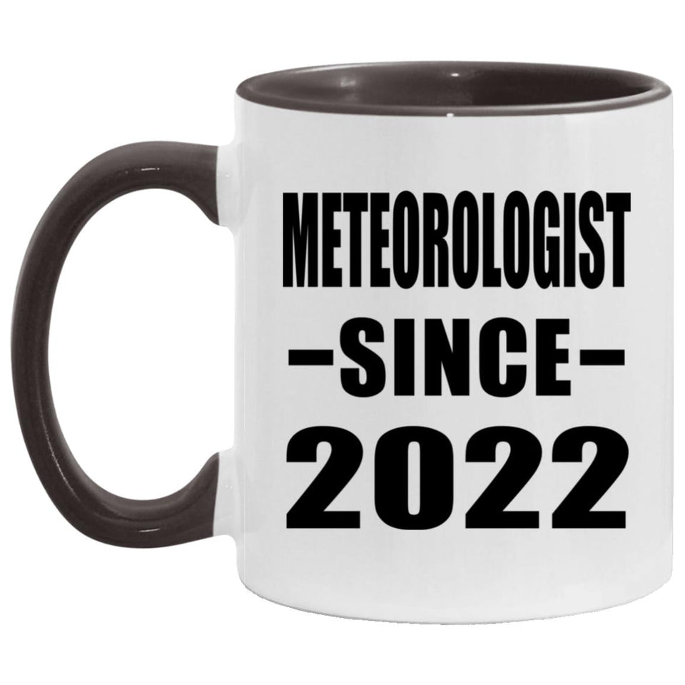 Meteorologist Since 2022 - 11oz Accent Mug Black