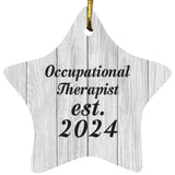 Occupational Therapist Established Est. 2024 - Star Ornament F