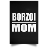 Borzoi Mom - Poster Portrait
