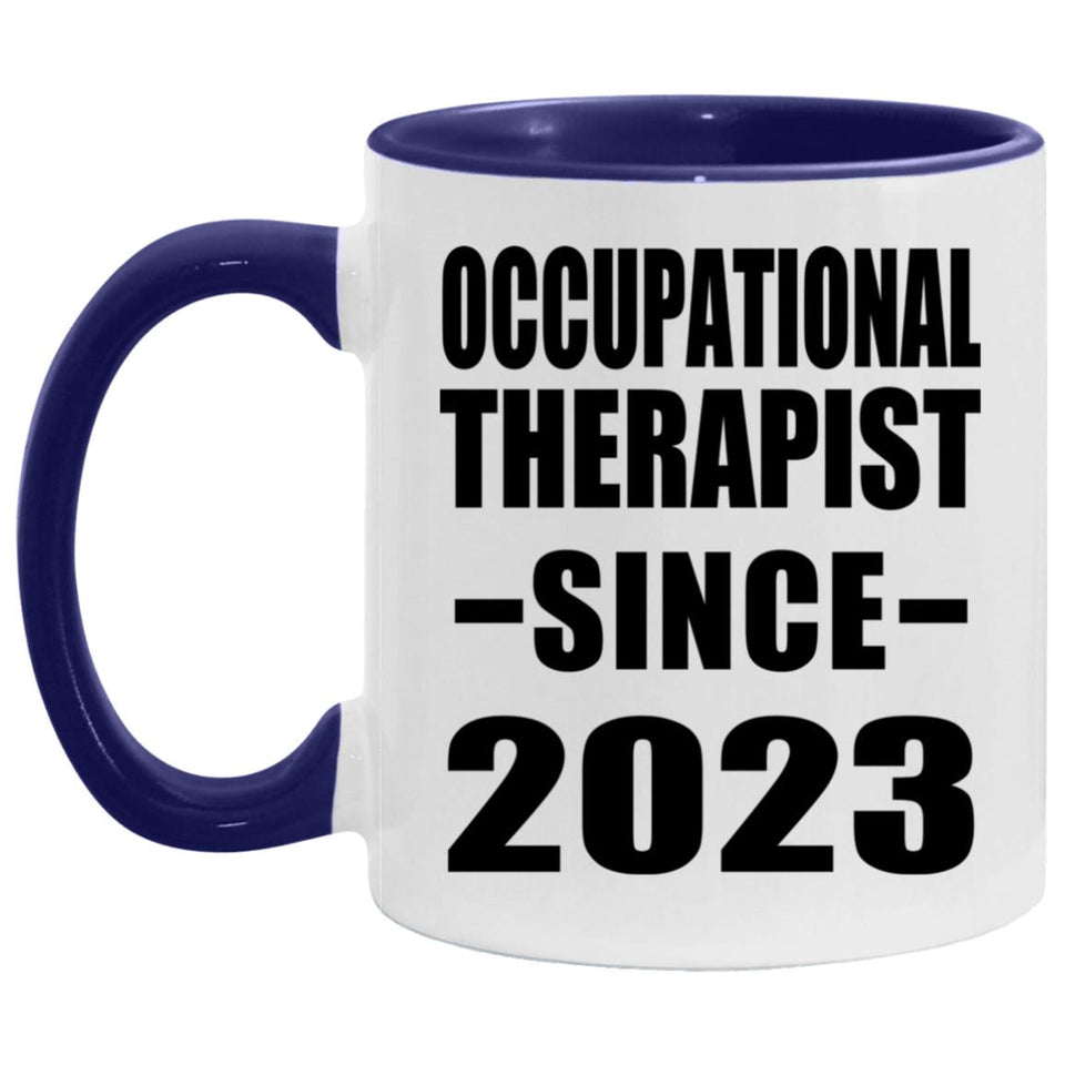 Occupational Therapist Since 2023 - 11oz Accent Mug Purple