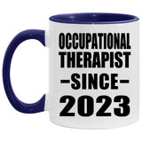 Occupational Therapist Since 2023 - 11oz Accent Mug Purple