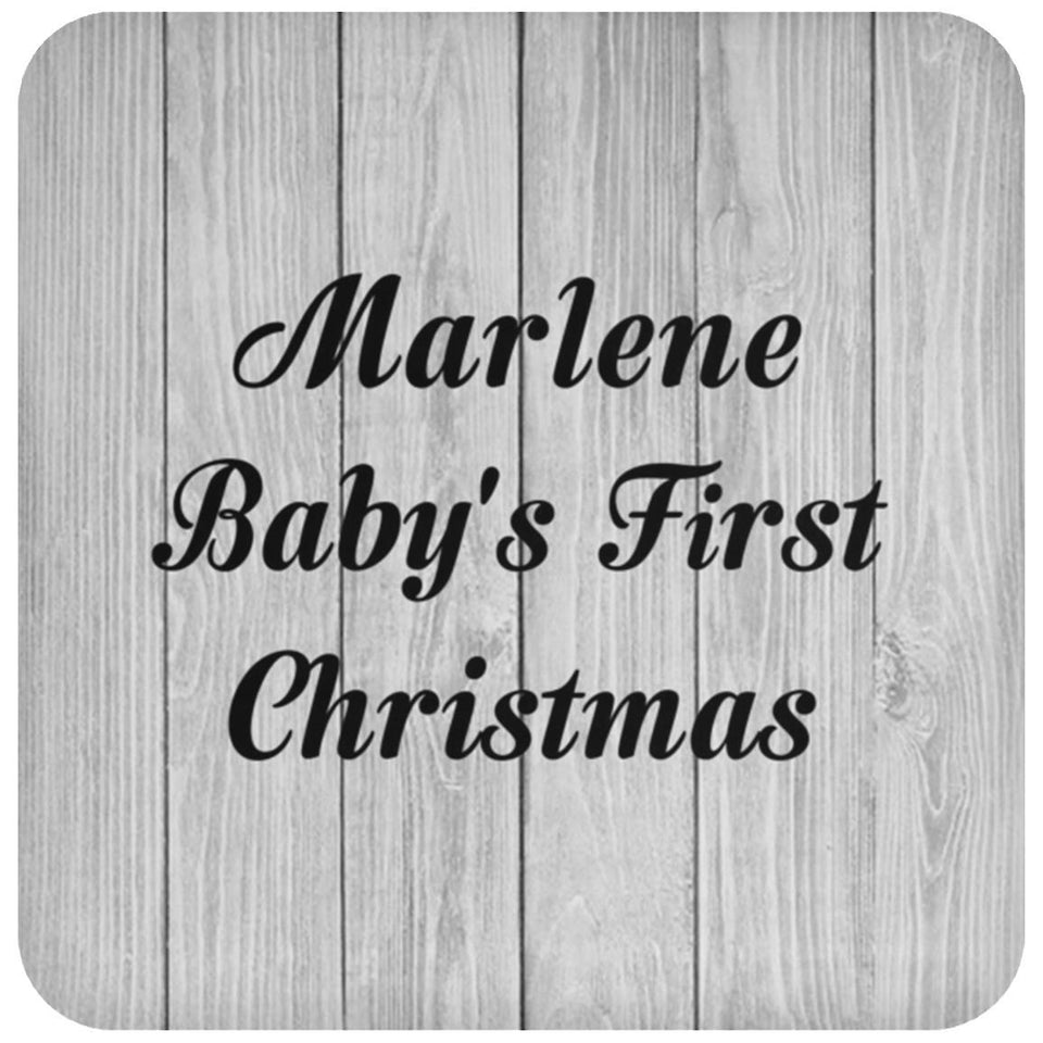 Marlene Baby's First Christmas - Drink Coaster F