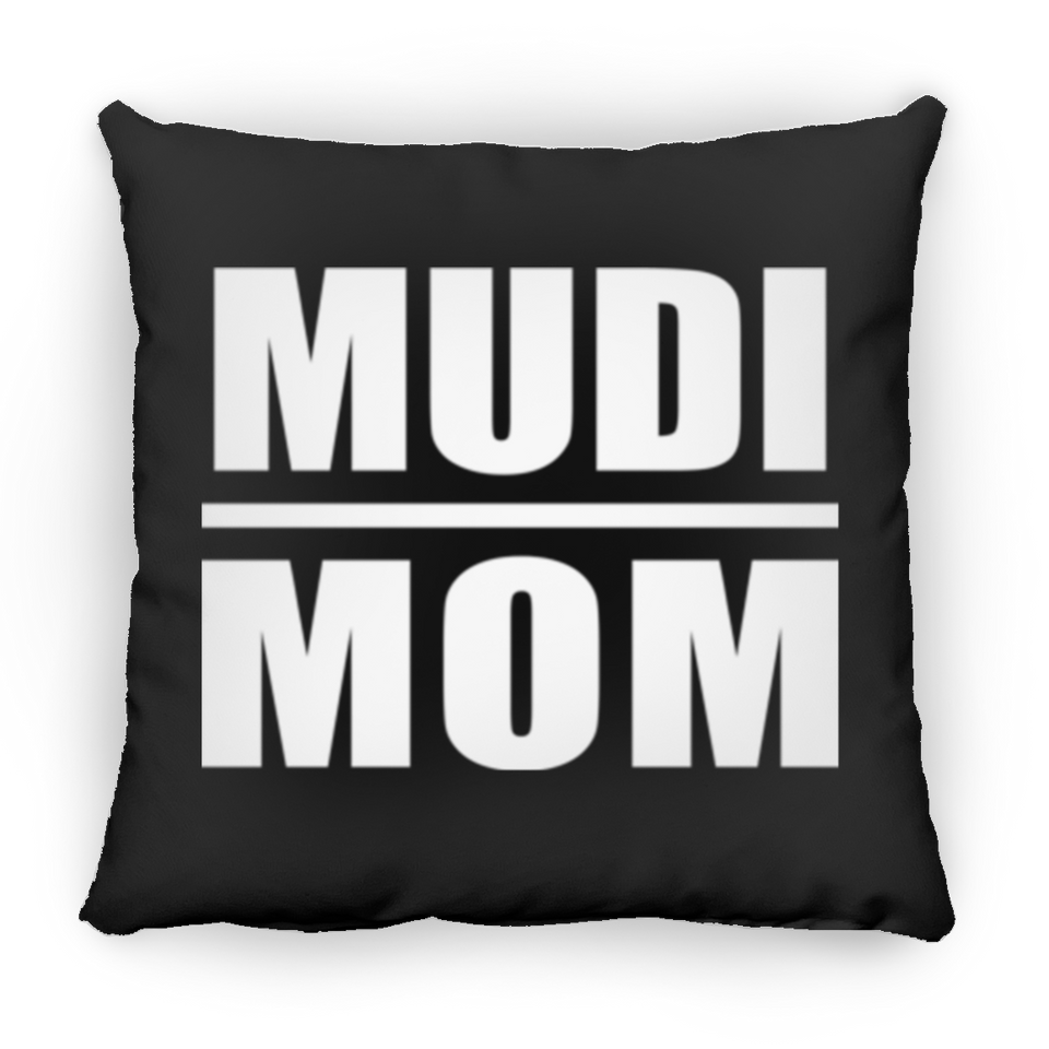 Mudi Mom - Throw Pillow Black