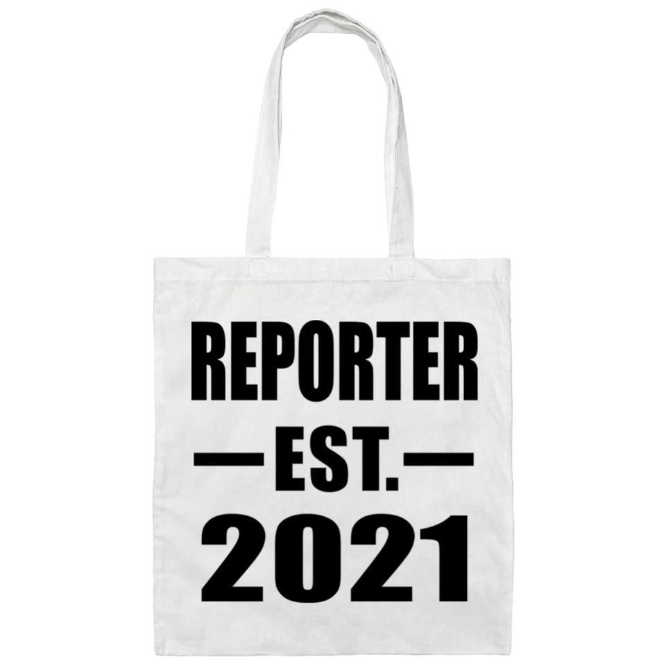Reporter Established EST. 2021 - Tote Bag White