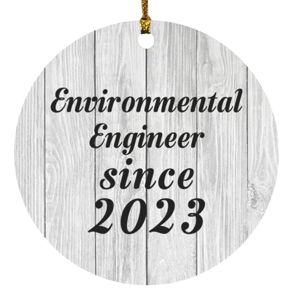 Environmental Engineer Since 2023 - Circle Ornament F