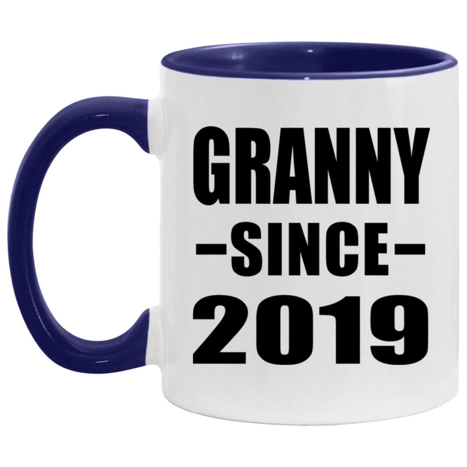 Granny Since 2019 - 11oz Accent Mug Purple