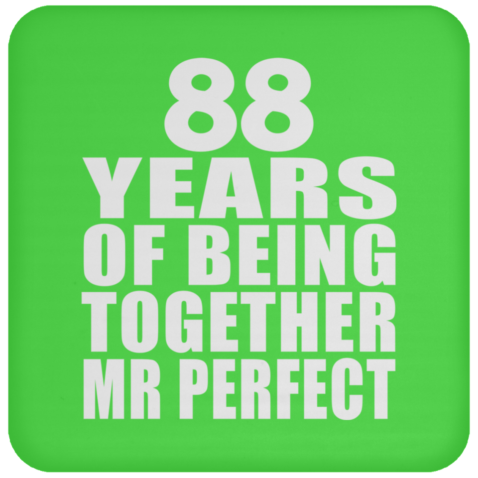 88th Anniversary 88 Years Of Being Mr Perfect - Drink Coaster