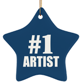 Number One #1 Artist - Star Ornament