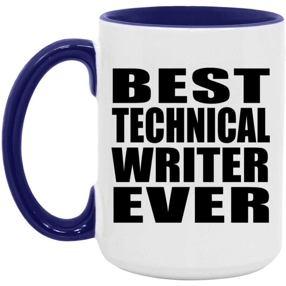 Best Technical Writer Ever - 15oz Accent Mug Purple