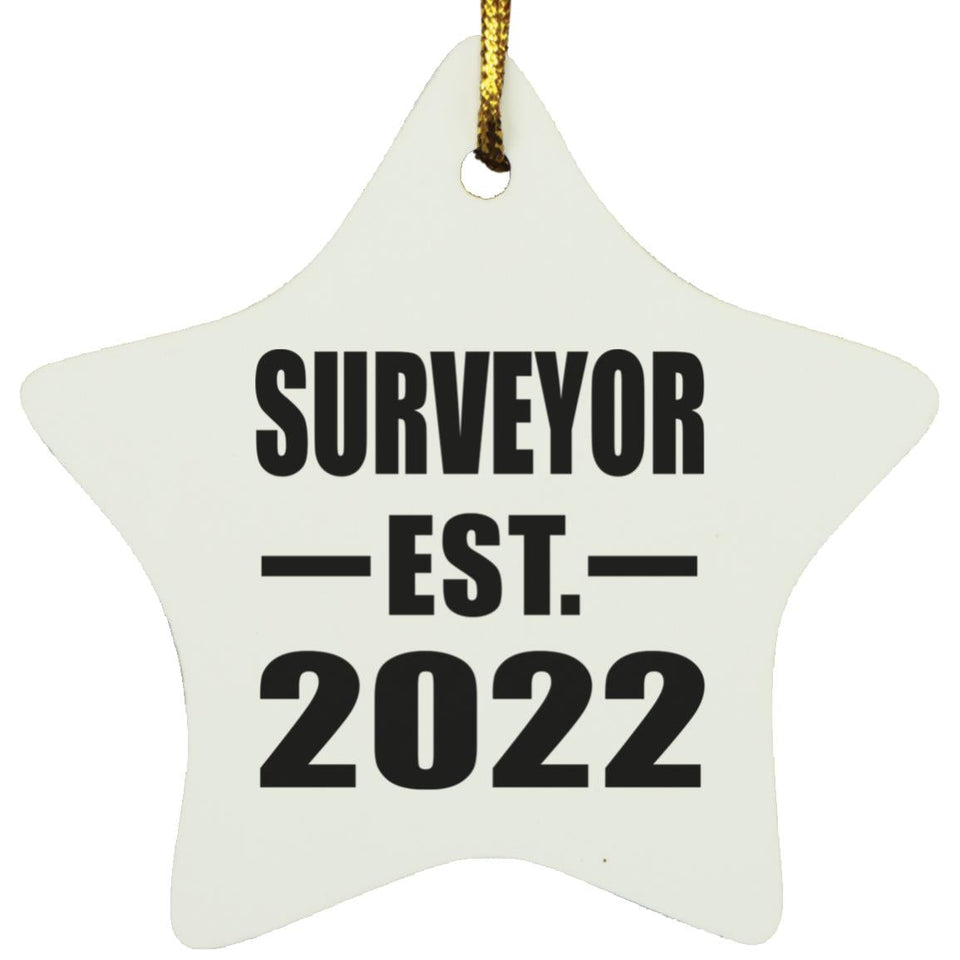 Surveyor Established EST. 2022 - Star Ornament