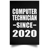 Computer Technician Since 2020 - Poster Portrait
