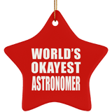 World's Okayest Astronomer - Star Ornament
