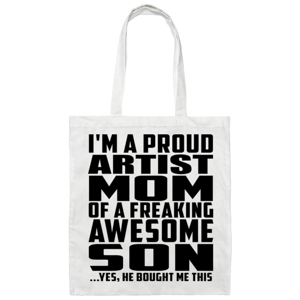 Proud Artist Mom Of Awesome Son - Tote Bag White