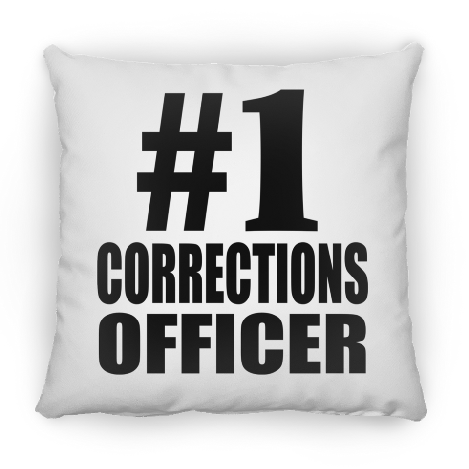 Number One #1 Corrections Officer - Throw Pillow