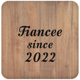 Fiancee Since 2022 - Drink Coaster C