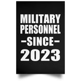Military Personnel Since 2023 - Poster Portrait