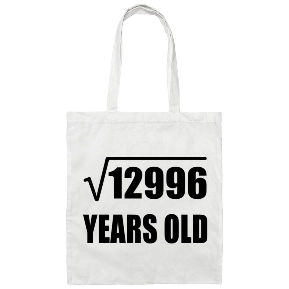 114th Birthday Square Root of 12996 Years Old - Tote Bag White