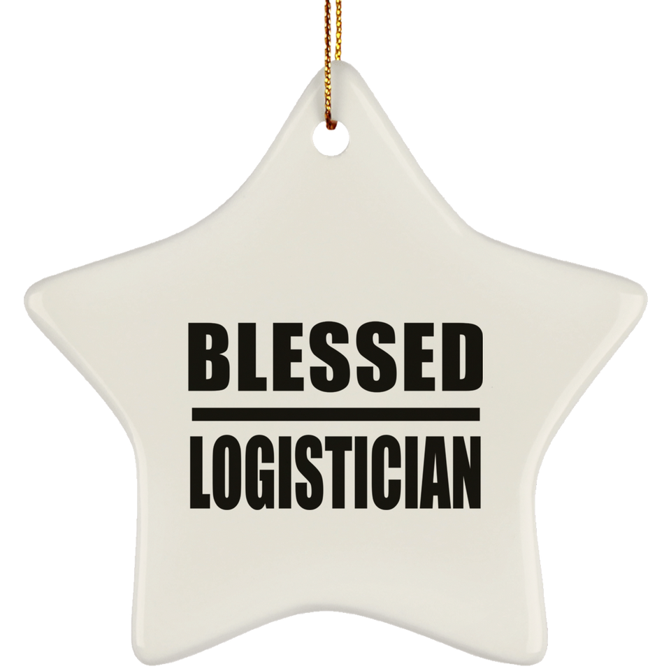 Blessed Logistician - Star Ornament