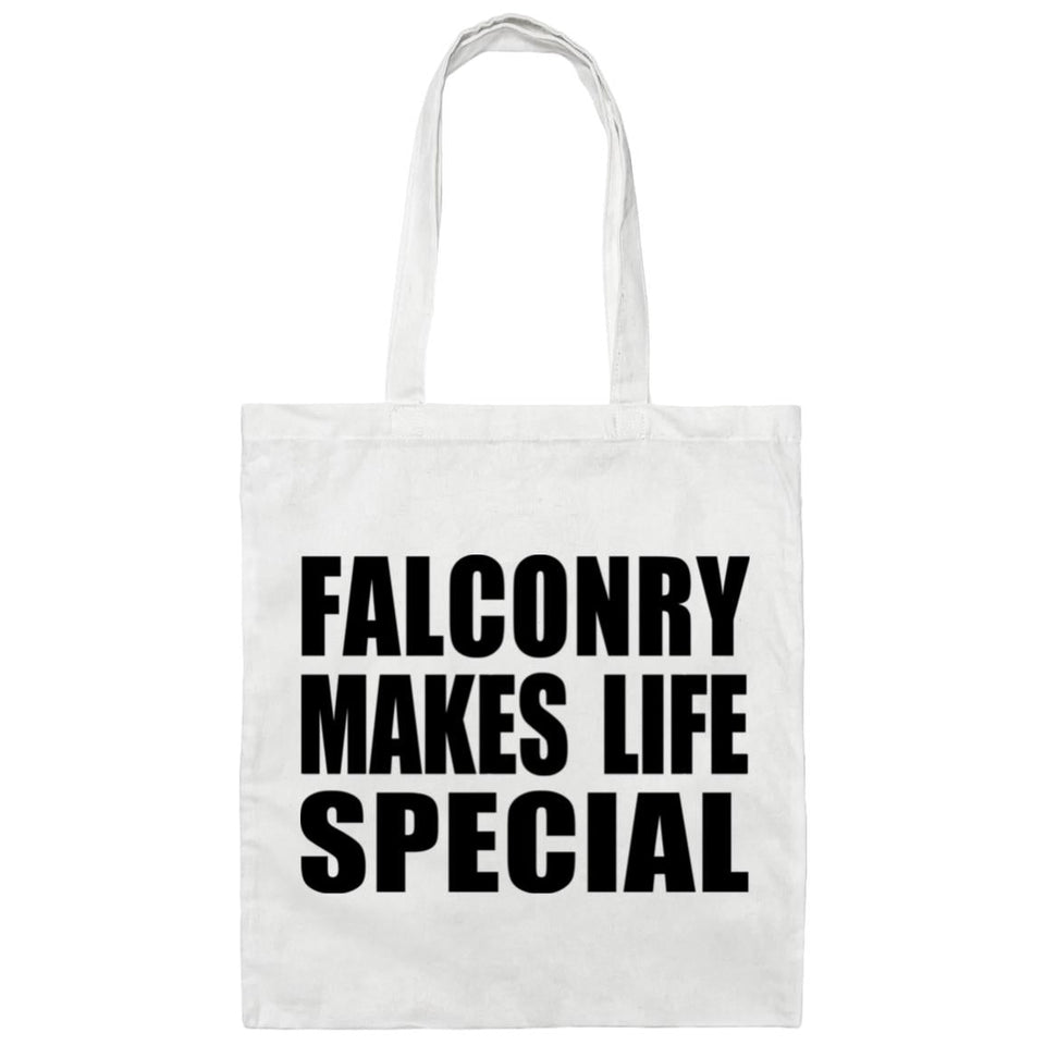 Falconry Makes Life Special - Tote Bag White