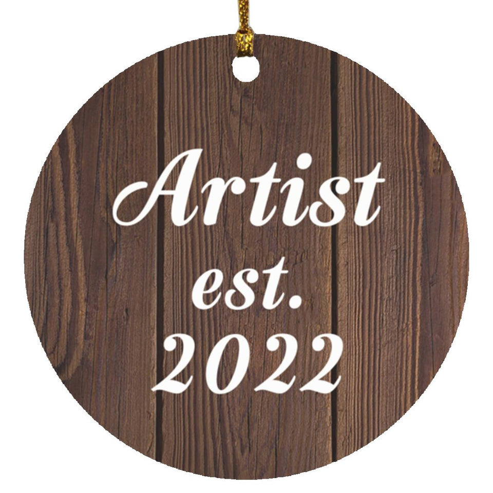 Artist Established Est. 2022 - Circle Ornament D