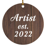 Artist Established Est. 2022 - Circle Ornament D