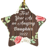 First Year As An Amazing Daughter 2022 - Star Ornament A