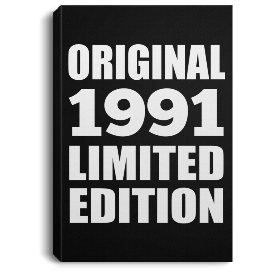 33rd Birthday Original 1991 Limited Edition - Canvas Portrait