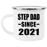 Step Dad Since 2021 - 12oz Camping Mug