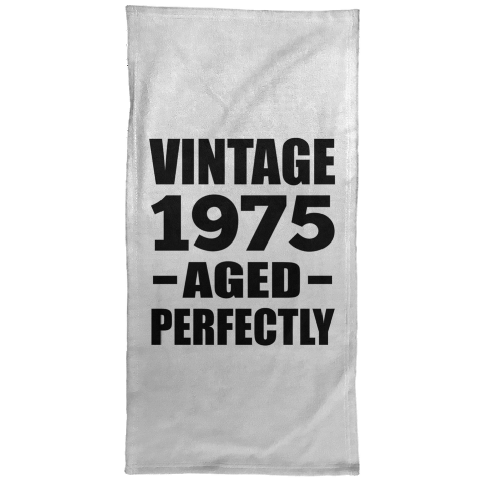 49th Birthday Vintage 1975 Aged Perfectly - Hand Towel
