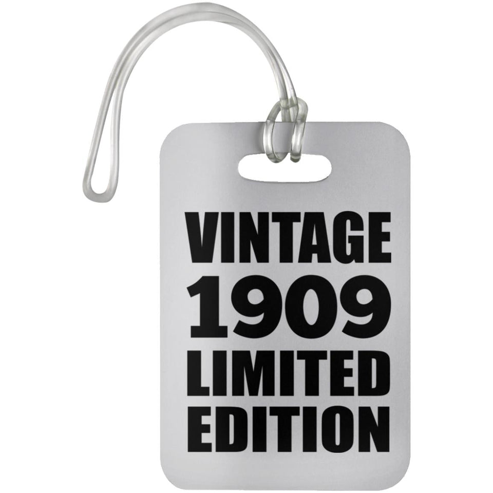 115th Birthday Vintage 1909 Limited Edition - Luggage Bag Tag