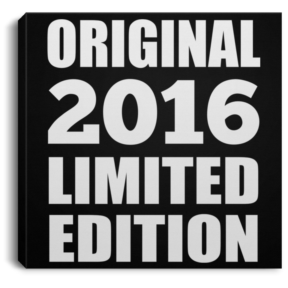8th Birthday Original 2016 Limited Edition - Canvas Square