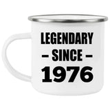 48th Birthday Legendary Since 1976 - 12oz Camping Mug