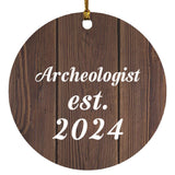 Archeologist Established Est. 2024 - Circle Ornament D