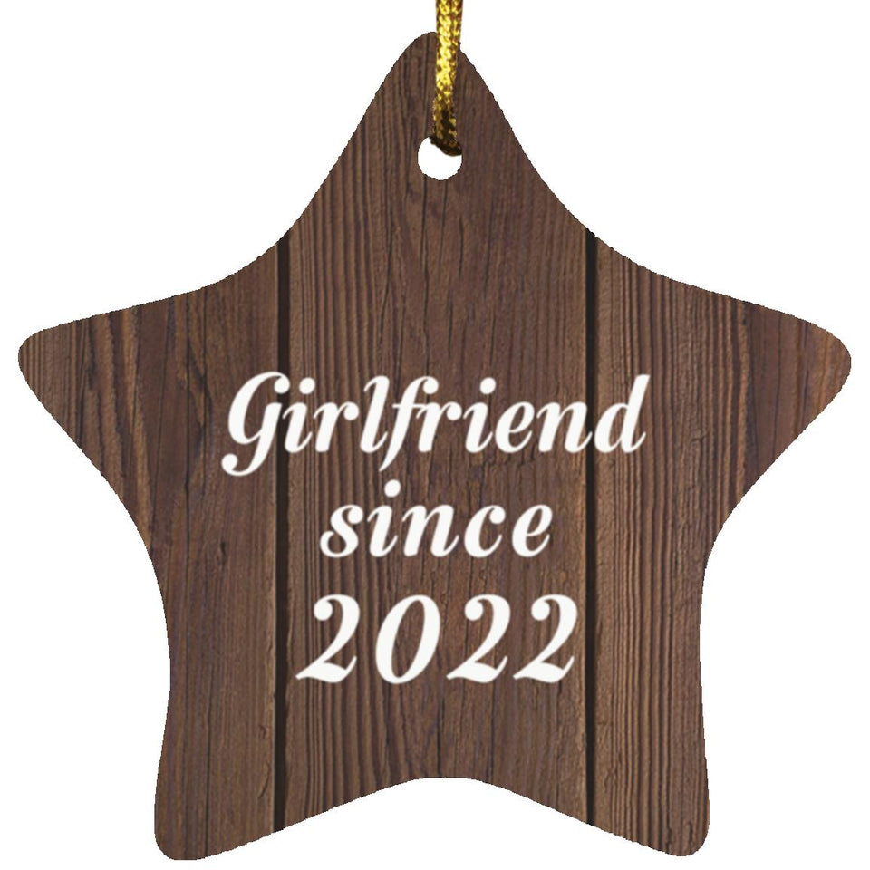 Girlfriend Since 2022 - Star Ornament D