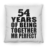 54th Anniversary 54 Years Of Being Mr Perfect - Throw Pillow