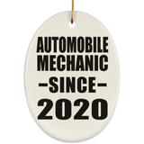 Automobile Mechanic Since 2020 - Oval Ornament