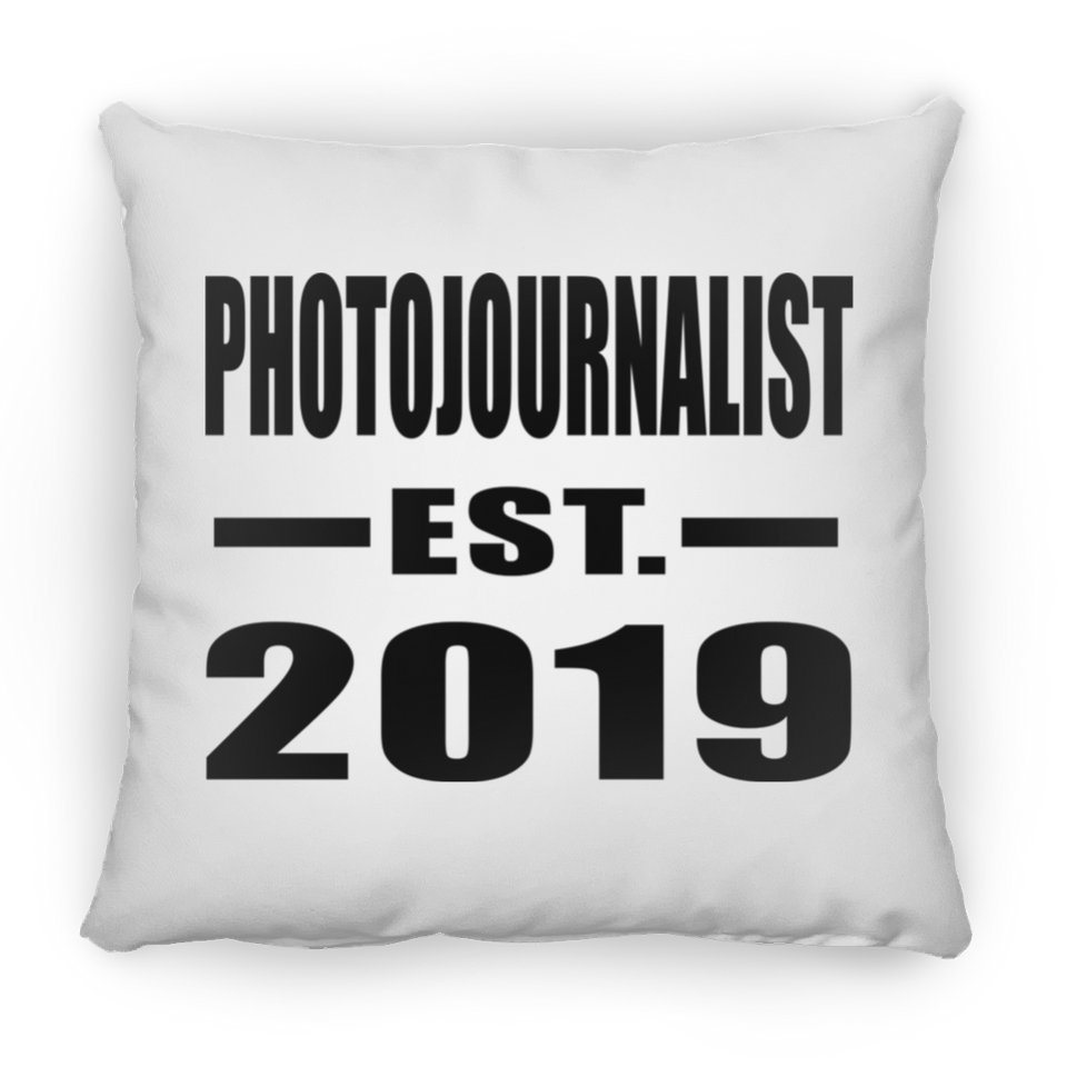 Photojournalist Established EST. 2019 - Throw Pillow