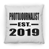 Photojournalist Established EST. 2019 - Throw Pillow
