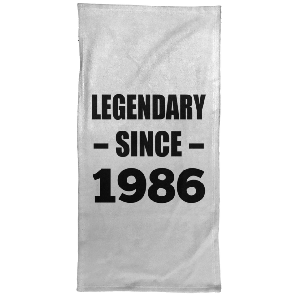 38th Birthday Legendary Since 1986 - Hand Towel