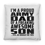 Proud Army Dad Of Awesome Son - Throw Pillow