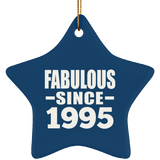 29th Birthday Fabulous Since 1995 - Star Ornament