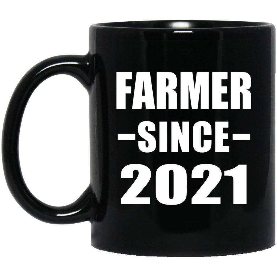 Farmer Since 2021 - 11oz Coffee Mug Black